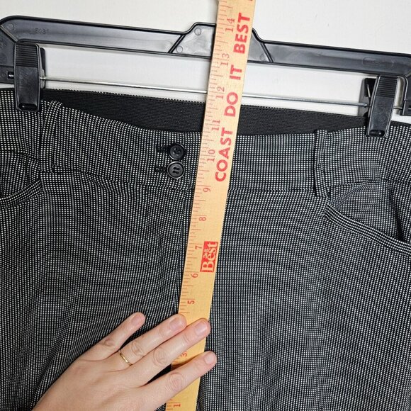 Lane Bryant Womens Dress Pants Size 18 Black White Dots Minimalist Neutral Work - Picture 7 of 10